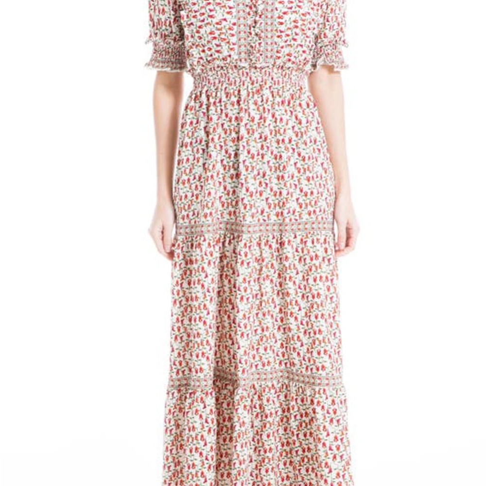 Floral Print Maxi Dress